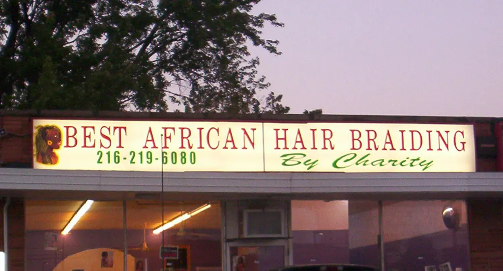 Channel letter signs in Shaker Heights